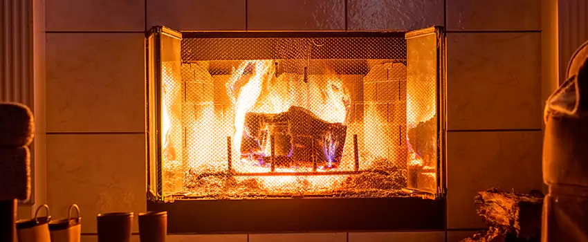 Mendota Hearth Landscape Fireplace Installation in North Little Rock, Arkansas